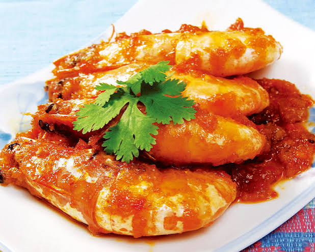 574. GAMBERI IN SALSA PICCANTE