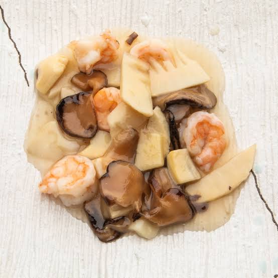 570. GAMBERI BAMBÙ E FUNGHI